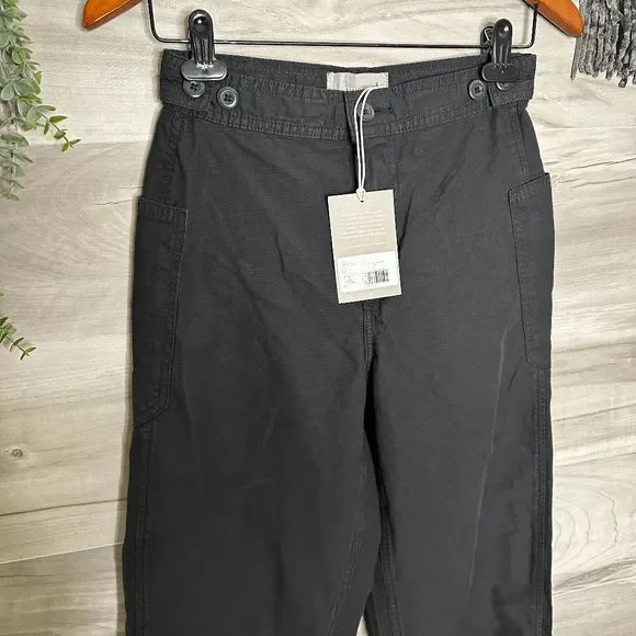 Everlane Womens Black Lightweight Casual Cropped The Fatigue Barrel Pants - Picture 8 of 8